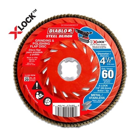 Diablo 412'' 60G Flap Disc DCX045060X01F